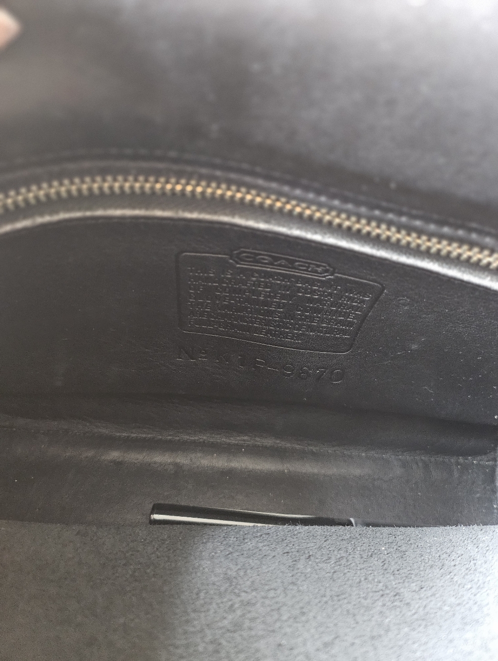 Coach Vintage Court Bag In Black - Picture 8 of 9